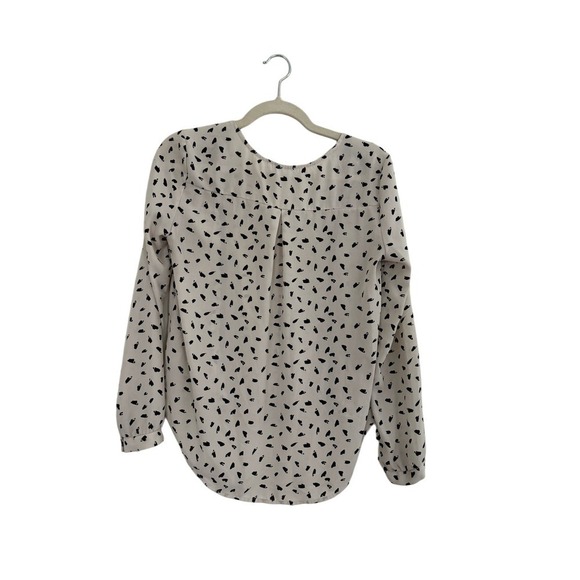 ASTR The Label High Low Blouse Tan and Black Size Small - Picture 2 of 4